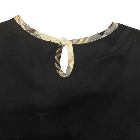 Kinloch Anderson Scotland girls black dress with tartan collar size 6-7 120cm - Picture 5 of 8